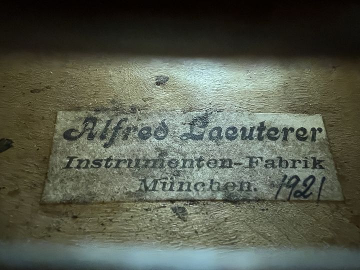 Deutsche um 1900 - Alfred Laeuterer Instrumenten Fabrik - München Anno 1921 - G-597